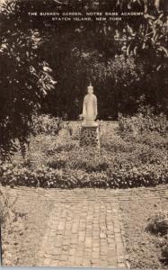 New York Staten Island The Sunken Garden Notre Dame Academy