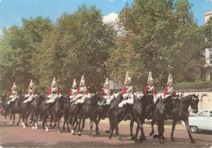 Horses. The Life Guards, London Modern English postcard