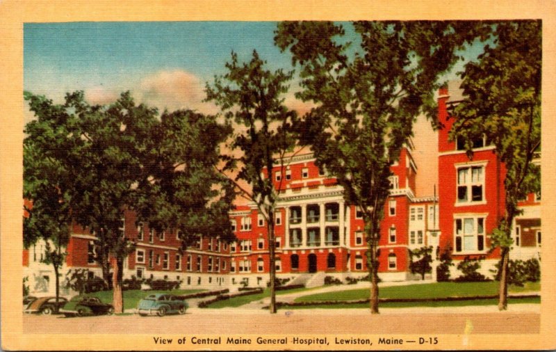 Maine Lewiston View Of Central Maine General Hospital Dexter Press