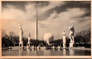 New York City View Of Constitution Mall Showing Four Freedoms New...