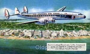 Eastern Airlines Turbo Compound Super C Constellation, Miami Beach, FL USA Un...