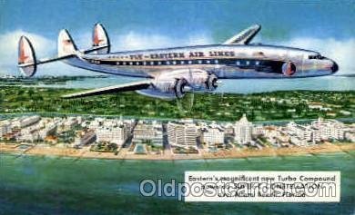 Eastern Airlines Turbo Compound Super C Constellation, Miami Beach, FL USA Un...