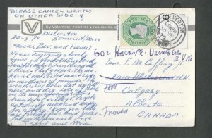 1970 Post Card Great Britain Webbers Post Exmoor