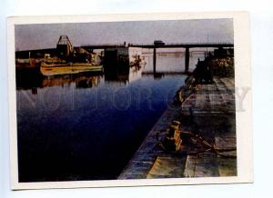 199787 Turkmenistan Kara-Kum Canal old postcard