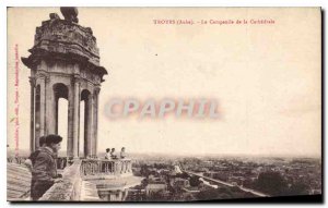 Old Postcard Troyes Aube Campanile La Cathedrale