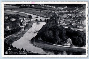 Echternach Luxembourg Postcard View of The Ernzerberg c1940's Vintage Posted