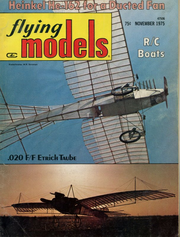 Vintage Flying Models Magazine November 1975