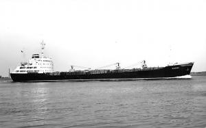 Daschava Freighter, Real Photo Freighter Ship Unused 