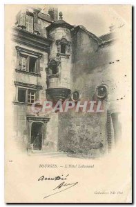 Old Postcard Bourges Hotel Lallemand