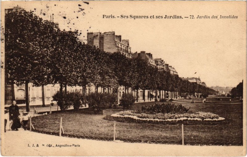 CPA PARIS 7e - Jardin des Invalides (84114)