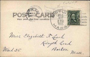 COTUIT MASS MA CAPE COD Shingle Style Architecture Antique RPPC