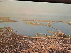 Postcard Aerial View of Bird Key and Lido Key in Sarasota, FL.     X5