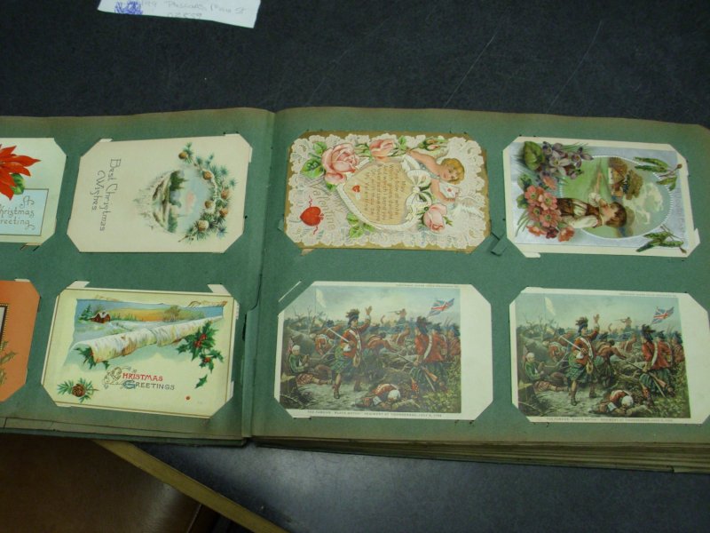 Antique Album of Holidays 296 Cards