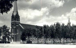 Real Photo - St Bonaventura Catholic Church in Columbus, Nebraska