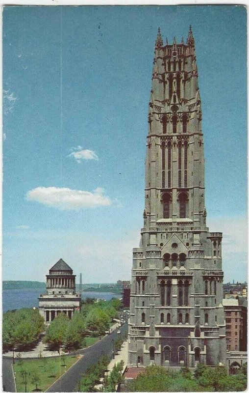 1956 The Riverside Church and Grant's Tomb, New York City, New York 