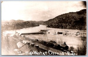 K37/ Brattleboro Vermont RPPC Postcard REPRINT High Water Flood Disaster106