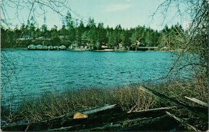 Shawnigan Lake BC Vancouver Island c1964 Vintage Postcard F79