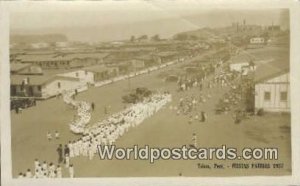 Fiestas Patrias 1937 Talara, Peru Writing on back 