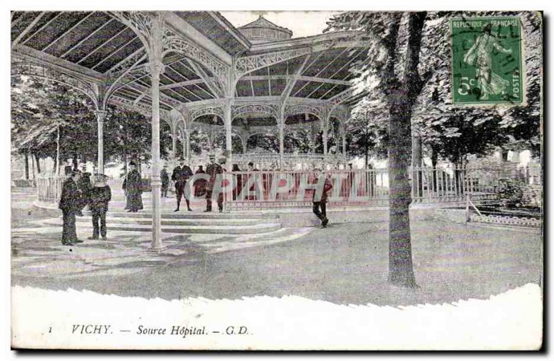 Vichy Old Postcard Hospital Source