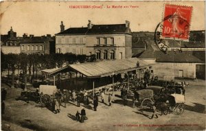 CPA AK VIMOUTIERS Le Marché aux Veaux (868700)