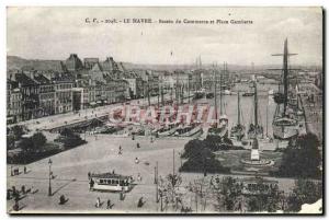 Old Postcard Le Havre Trade And Place Gambetta Charter