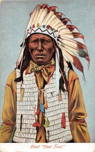 G21/ Native American Indian Postcard c1910 Chief Fleet Foot 12