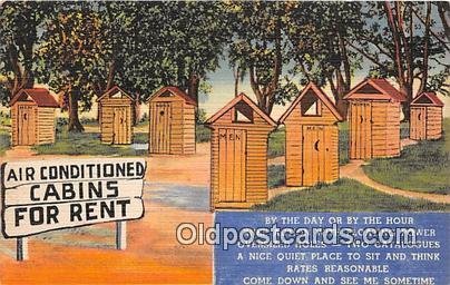 Air Conditioned Cabins for Rent Outhouse 1944 