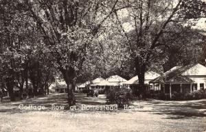 Hot Springs Virginia Cottage Row Real Photo Antique Postcard K61338