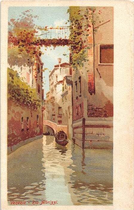 Italy, Venezia, Rio filbrizzi,  artist drawn