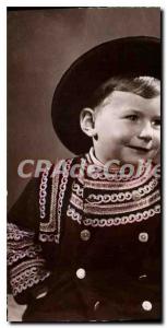 Modern Postcard Young boy in costume country fouesnant