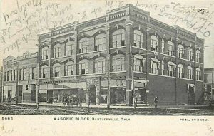 OK, Bartlesville, Oklahoma, Masonic Block, Harlow Dry Goods, Drum