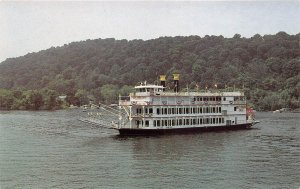 South Charleston West Virignia 1980s Postcard MV West Virginia Belle Steamboat