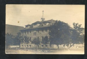 RPPC SALEM SOUTH DAKOTA SD CATHOLIC SCHOOL VINTAGE REAL PHOTO POSTCARD