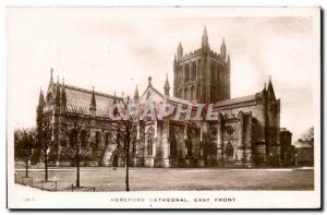 Great Britain Great Britain Old Postcard Hereford Cathedral East forehead