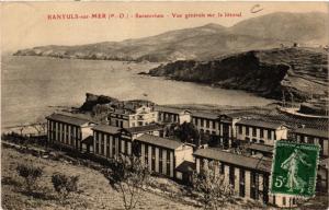 CPA BANYULS-sur-MER - Sanatorium Vue générale sur le littoral (451335)