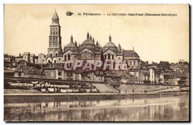 Old Postcard The Perigueux Périgueux Cathedral
