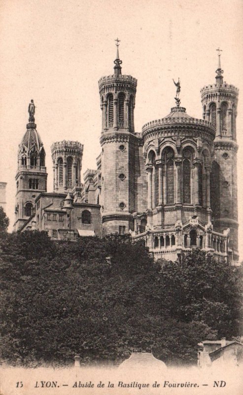 Abside de la Basilque de Fourviere,Lyon,France BIN