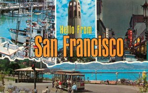 United States California San Francisco Wharf Coit Tower Chinatown Cable Car