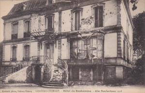 France Chateau Thierry Hotel du Bonhomme After Bombardment 1918