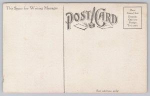 Postcard Abu Simbel Egypt Rock Temple Statues 1910s DB View