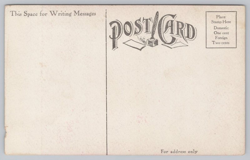 Postcard Abu Simbel Egypt Rock Temple Statues 1910s DB View