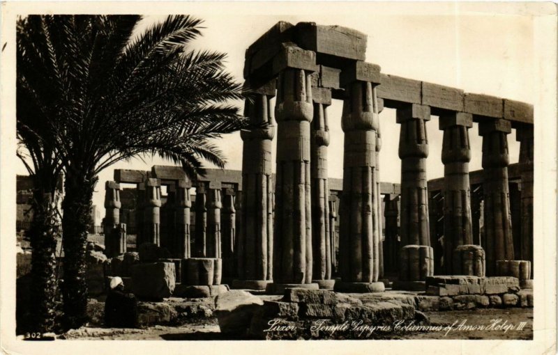 CPA Lehnert & Landrock 302 Luxor - Temple of Amon Hotep III EGYPT (917305)