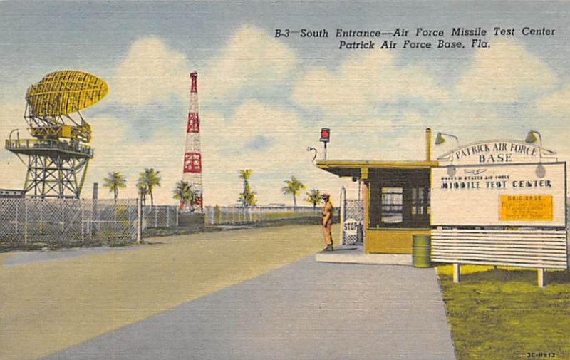 Air Force Missile Test Center South Entrance - Patrick Air Force Base, Florid...