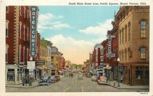 MOUNT VERNON OHIO South Main St Public Square automobilse 5232 TEICH