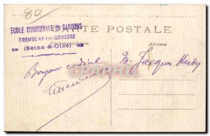 Old Postcard Albert Rochet plants destroyed