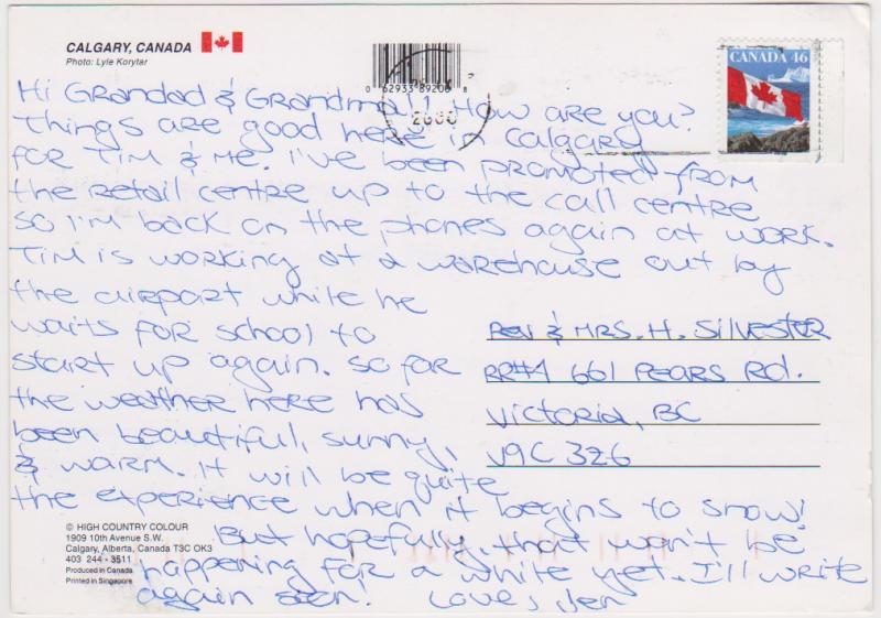 CALGARY SKYLINE SUNSET