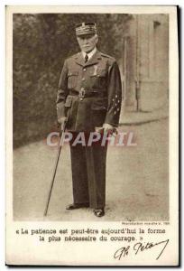 Old Postcard Marechal Petain