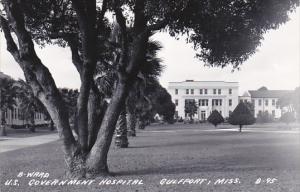 Mississippi Gulfport U S Government Hospital Real Photo