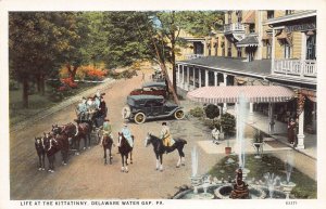 Life at the Kittatinny, Delaware Water Gap, Pennsylvania, Early Postcard, Unused