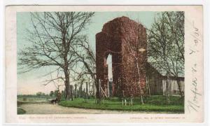 Old Church Jamestown Virginia 1905 postcard